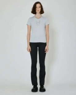 John Richmond T-shirt Con Catena Metallica Removibile