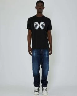 John Richmond T-shirt Con Grafica Stampata Sul Davanti