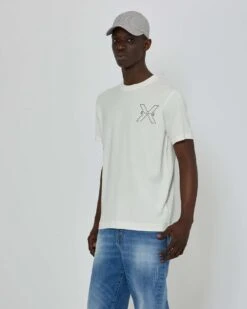 John Richmond T-shirt Con Logo A Contrasto Sul Davanti -John Richmond t shirt con logo a contrasto sul davanti john richmond 53551163605339