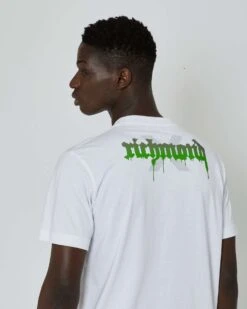 John Richmond T-shirt Con Logo Sul Retro -John Richmond t shirt con logo sul retro john richmond 53602209661275