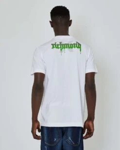 John Richmond T-shirt Con Logo Sul Retro -John Richmond t shirt con logo sul retro john richmond 53602209759579