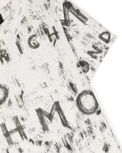 T-shirt Con Pattern Ton Sur Ton -John Richmond t shirt con pattern ton sur ton john richmond kids 53627410612571