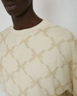 John Richmond T-shirt Over Con Pattern Ton Sur Ton -John Richmond t shirt over con pattern ton sur ton john richmond 53551078703451