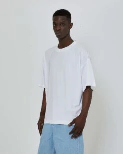 John Richmond T-shirt Over Con Stampa Ricamata Sul Retro -John Richmond t shirt over con stampa ricamata sul retro john richmond 54393001476443