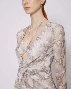 John Richmond Top Con Pattern -John Richmond top rwp24223to john richmond 53855777620315