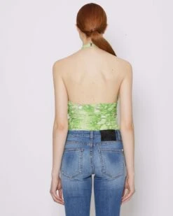 John Richmond Top Incrociato Con Pattern -John Richmond top rwp24224to john richmond 53855881232731