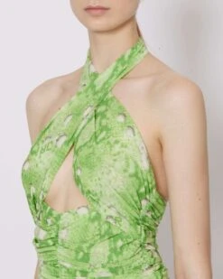 John Richmond Top Incrociato Con Pattern -John Richmond top rwp24224to john richmond 53855881331035