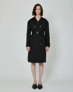 John Richmond Trench Lungo Doppiopetto