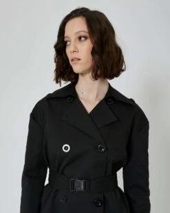 John Richmond Trench Lungo Doppiopetto -John Richmond trench lungo doppiopetto john richmond 54697940910427