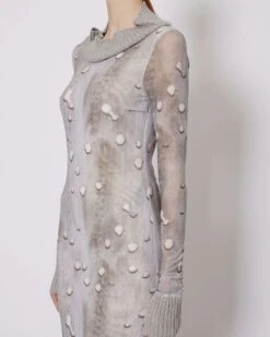 John Richmond Abito Lungo Con Polsini A Coste -John Richmond vestito lungo rwp24230ve john richmond 53856483606875